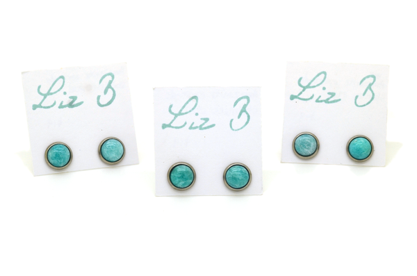 Amazonite Stud Earrings