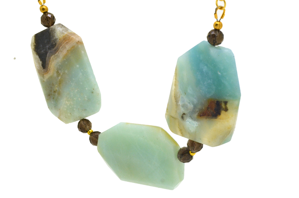 Amazonite Nugget Necklace