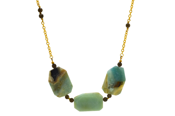 Amazonite Nugget Necklace