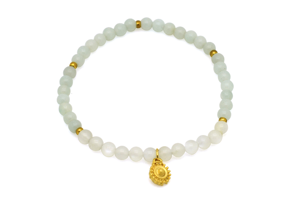 Amazonite and Moonstone Bracelet