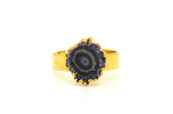 Amethyst Stalactite Ring