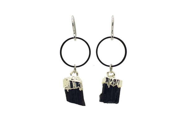 Black Tourmaline Earrings
