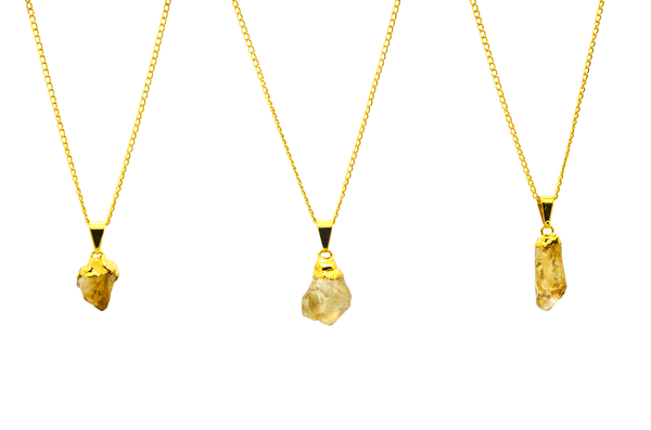 Citrine Point Necklace