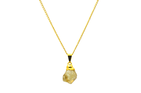Citrine Point Necklace
