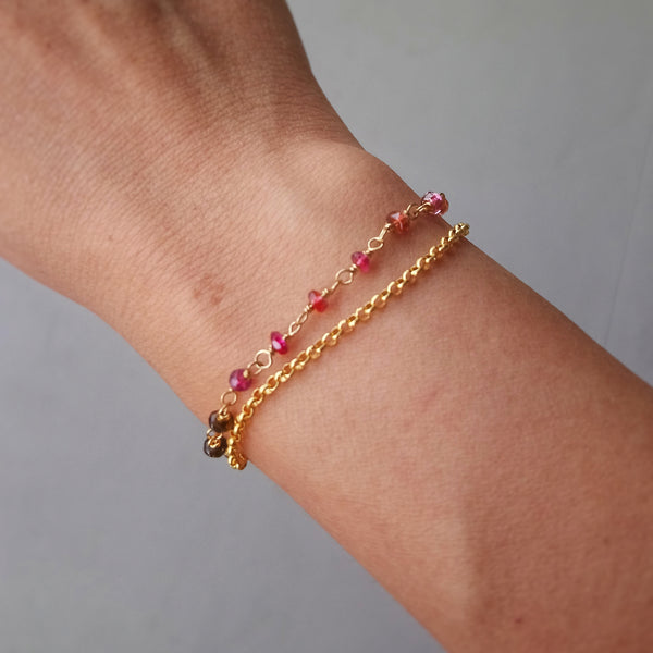 Ombre Tourmaline Bracelet