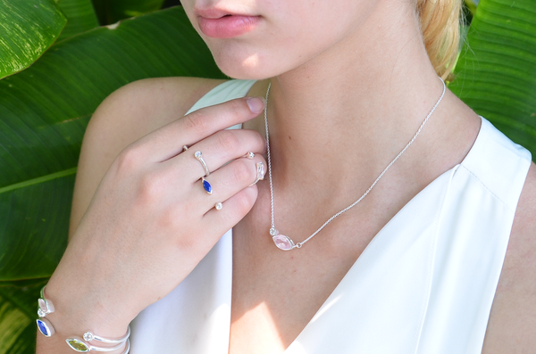 Heidi Rose Quartz Necklace