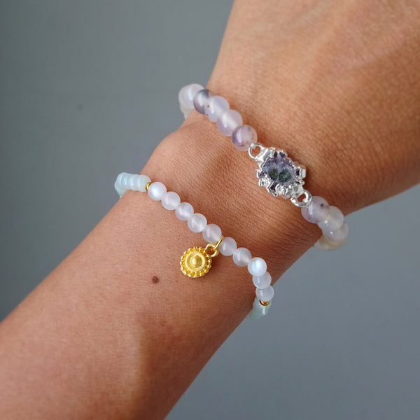 Amazonite and Moonstone Bracelet