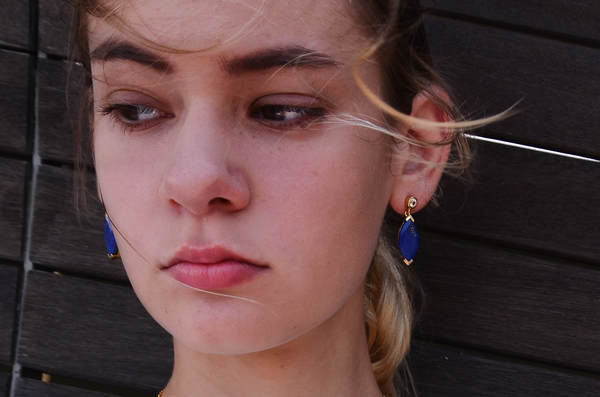 Barbara Lapis Lazuli Earrings