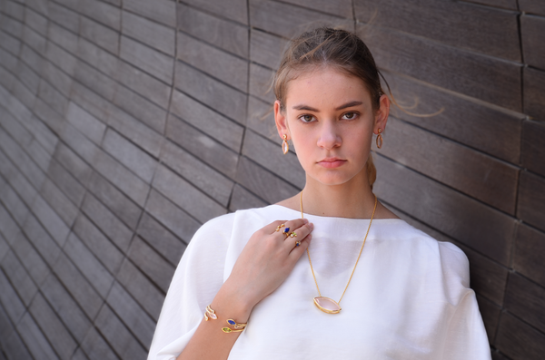 Germaine Rose Quartz Necklace