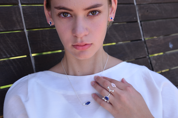 Heidi Lapis Lazuli Necklace