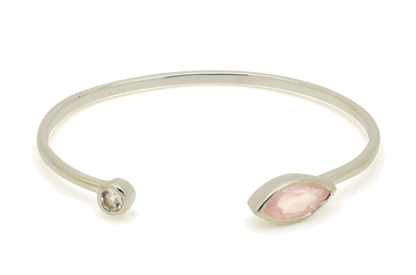 Edith Rose Quartz Cuff