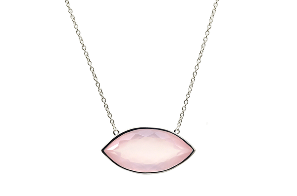 Germaine Rose Quartz Necklace