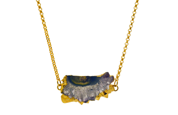 Fiona Amethyst Stalactite Necklace
