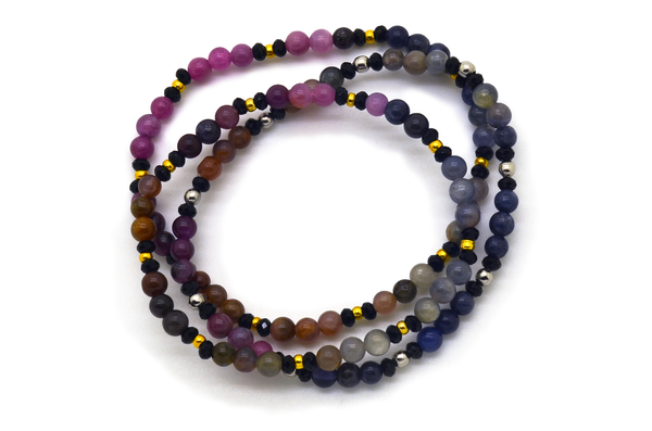 Ombre Sapphire & Ruby Bracelet