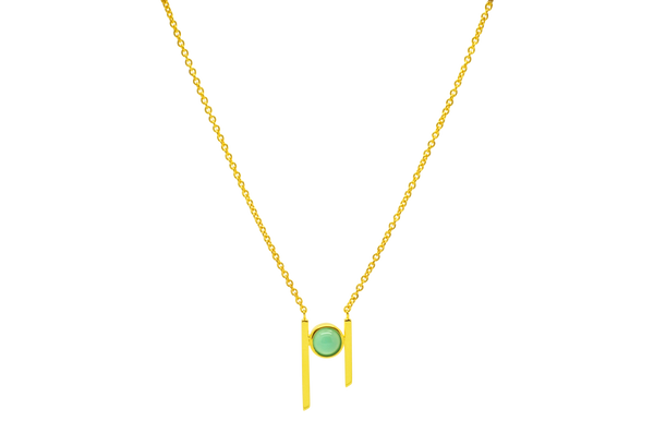 Helen Aqua Chalcedony Necklace