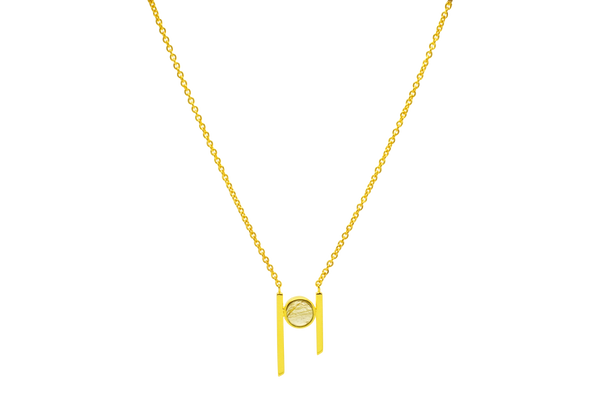 Helen Rutilated Quartz Necklace