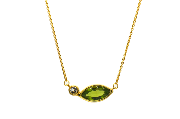 Heidi Peridot Necklace