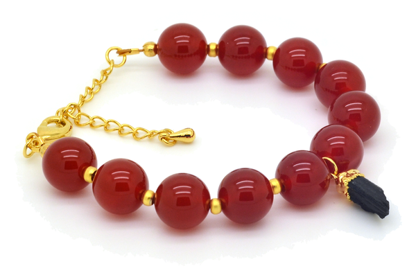 Agate & Tourmaline Bracelet